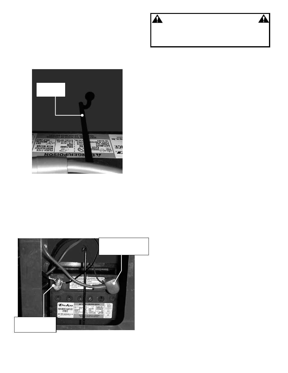 Warning | Snapper GC9520KWV User Manual | Page 4 / 6
