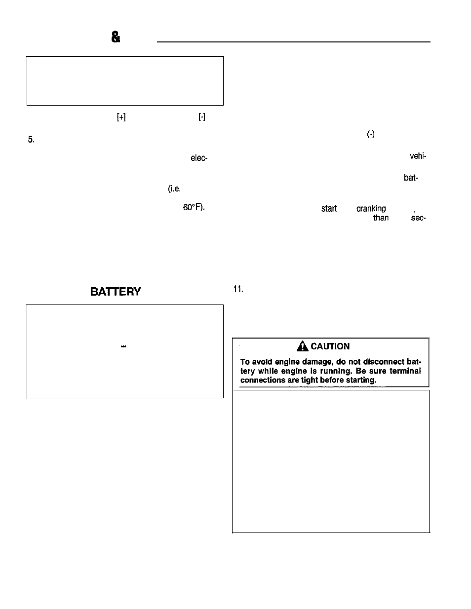 Troubleshooting repair a, Jump starting with auxiliary (booster) | Snapper 1300 Series User Manual | Page 28 / 40