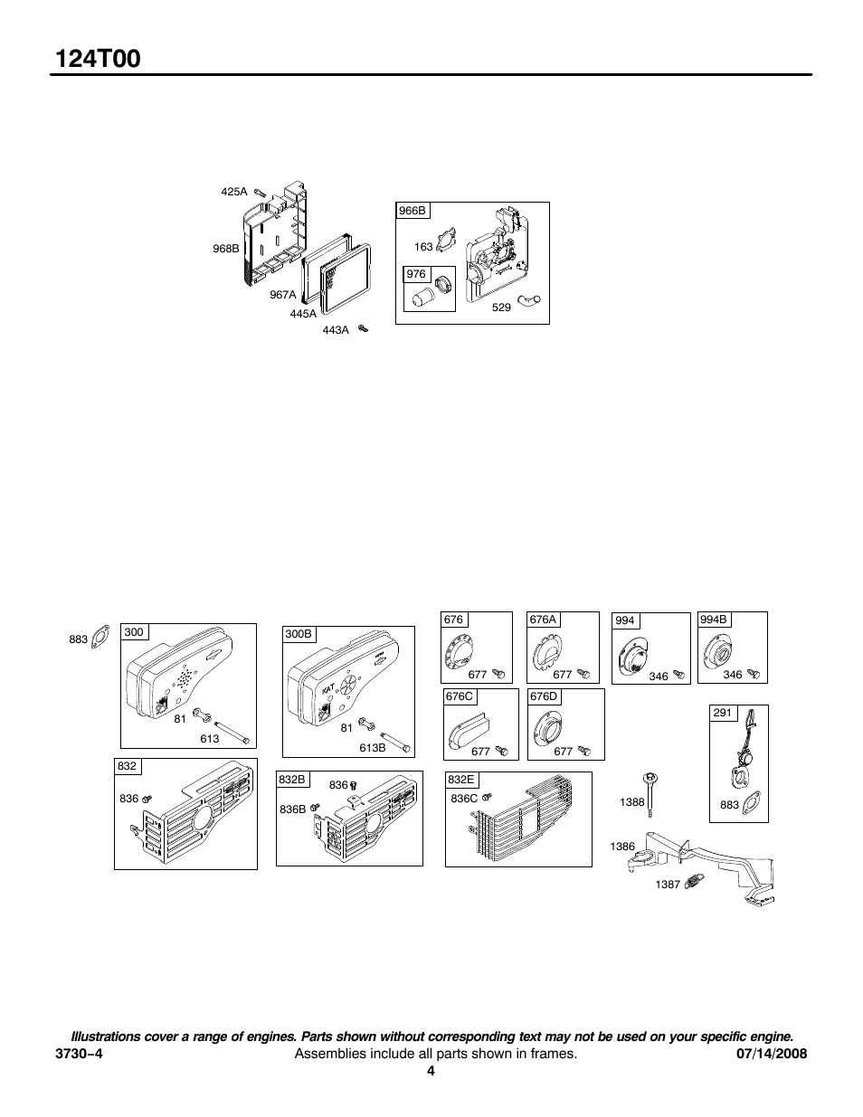 Snapper 124T00 User Manual | Page 4 / 15