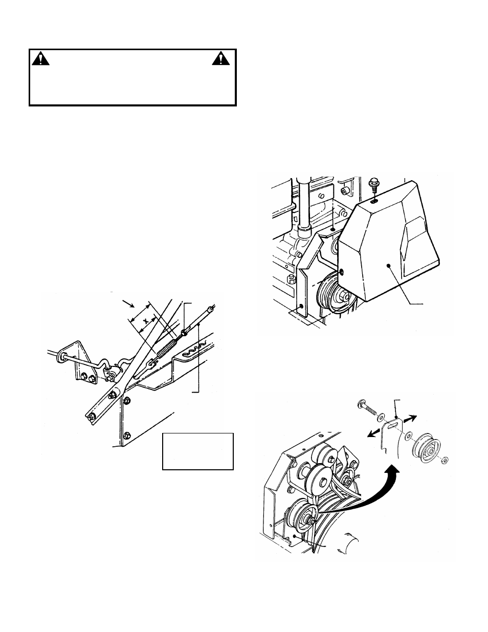 Warning | Snapper I55223 User Manual | Page 12 / 20