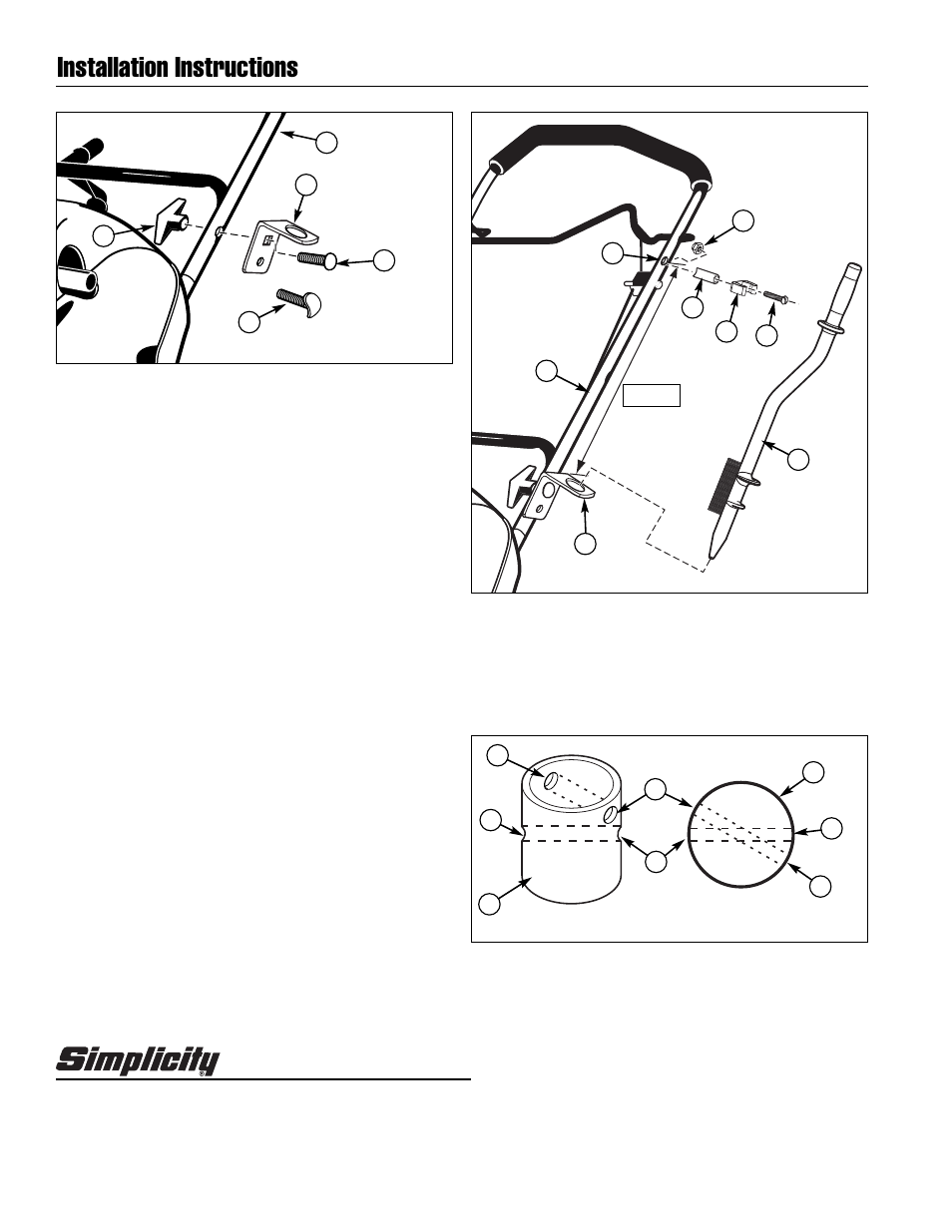 Installation instructions, Clean-out tool kit | Snapper 1687099 User Manual | Page 4 / 4