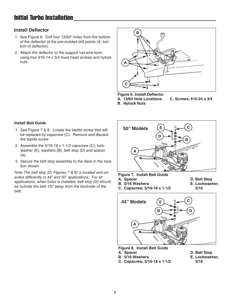 Initial turbo installation | Snapper 1695064 User Manual | Page 8 / 18
