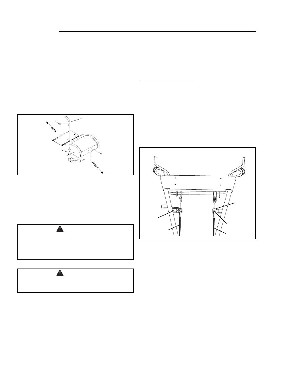 Adjustments, Depth regulator lever, Belt tension adjustment | Snapper 6HP User Manual | Page 12 / 26