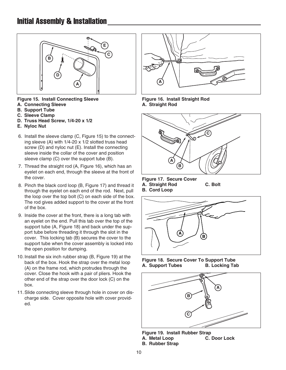 Initial assembly & installation | Snapper 1694542 User Manual | Page 11 / 14