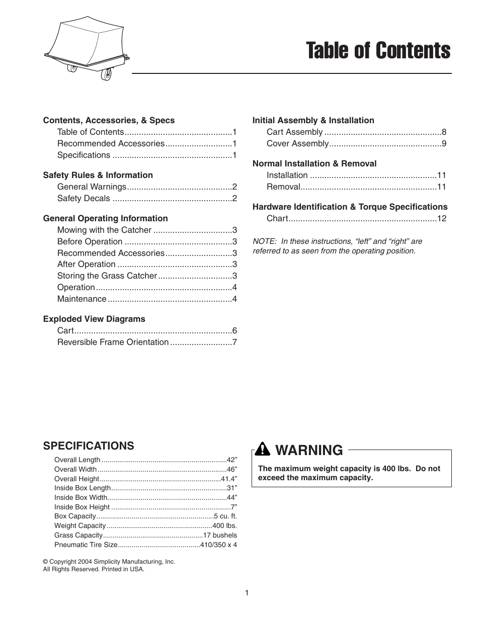 Snapper 1694542 User Manual | Page 2 / 14
