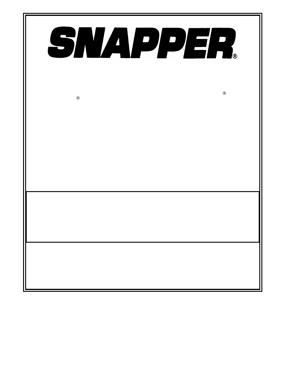 Snapper ZM5201M  EN User Manual | Page 27 / 35