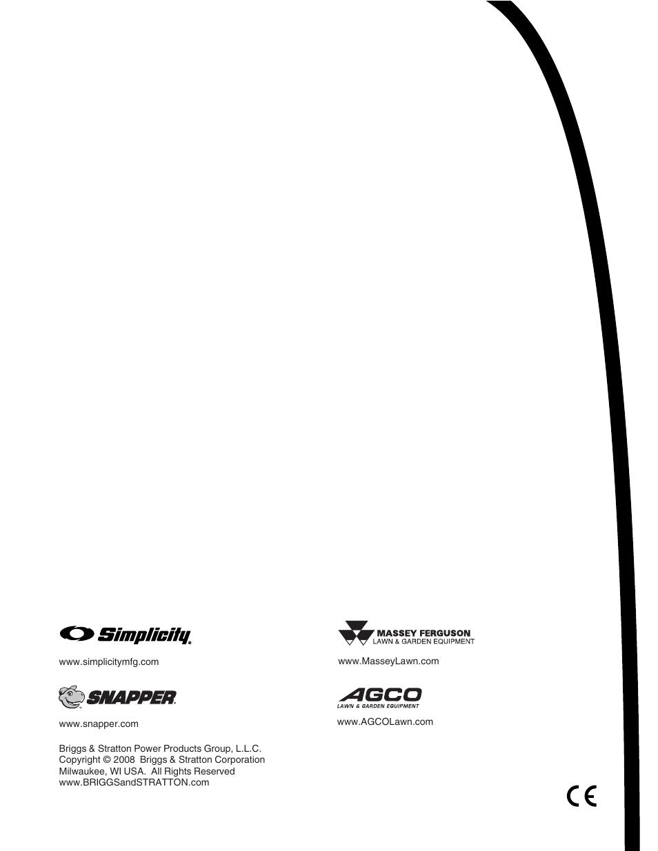 Snapper 1695419 User Manual | Page 22 / 22