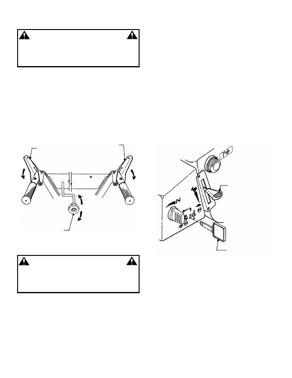 Warning | Snapper I55224 User Manual | Page 7 / 21