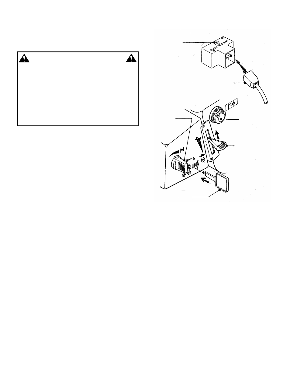 Warning | Snapper I55224 User Manual | Page 8 / 21