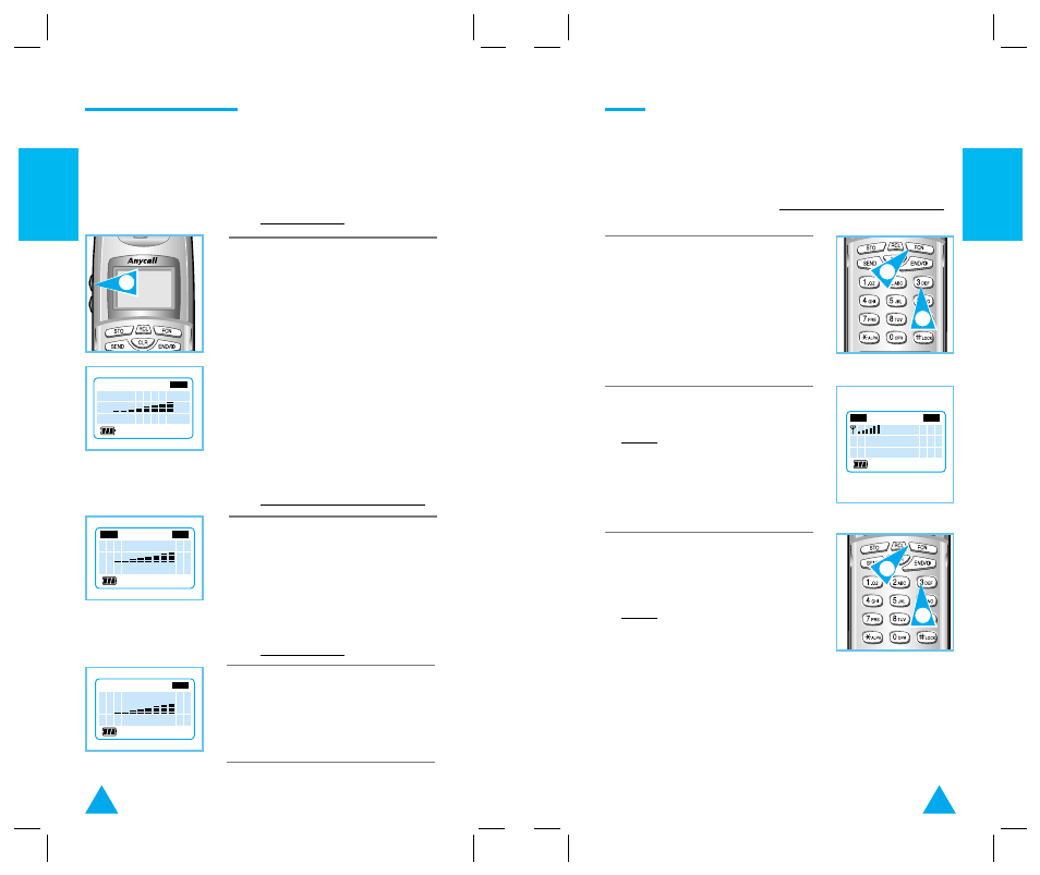 Adjusting volumes, Mute | Samsung SCH-470 User Manual | Page 10 / 46