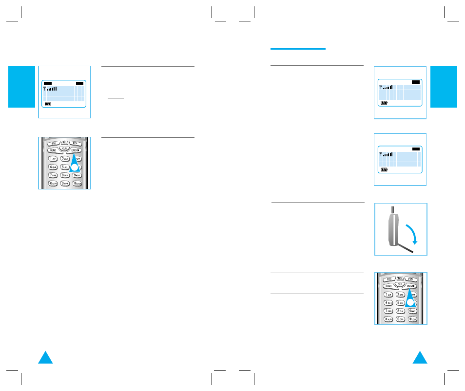 Receiving calls | Samsung SCH-470 User Manual | Page 9 / 46