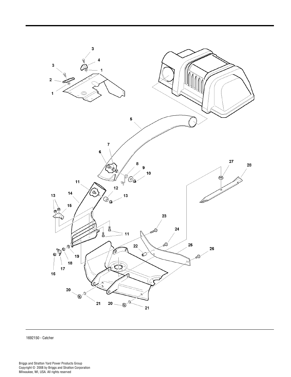 Adapter, blade & tube group | Snapper 2442 User Manual | Page 4 / 12