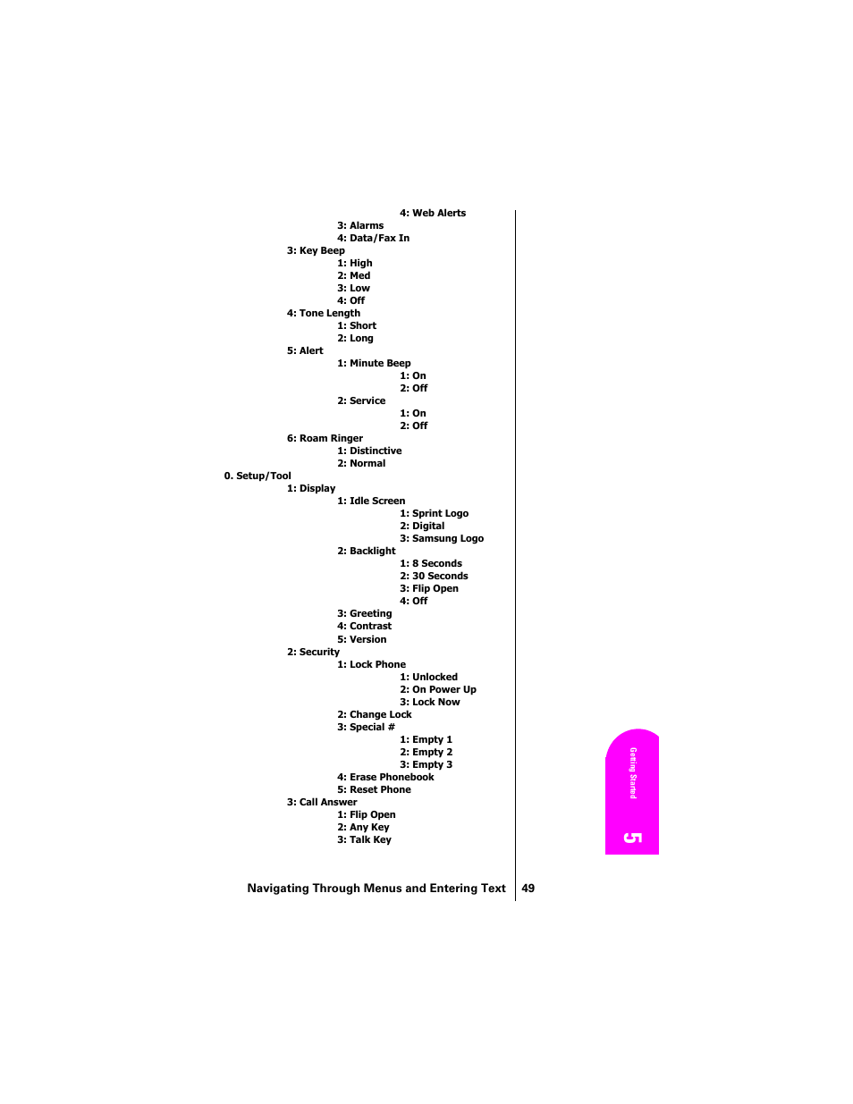 Samsung SPH-N300 User Manual | Page 49 / 167