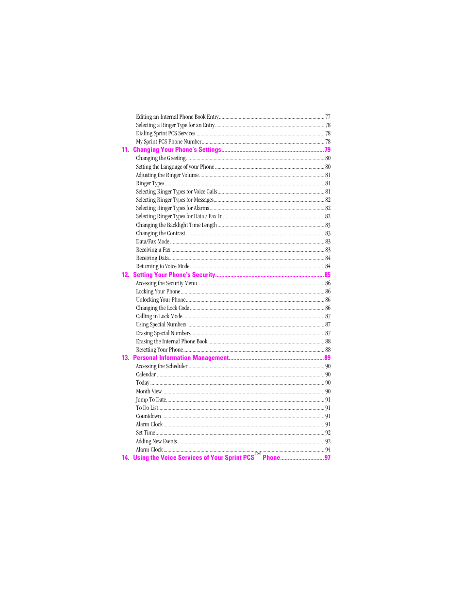 Samsung SPH-N300 User Manual | Page 7 / 167