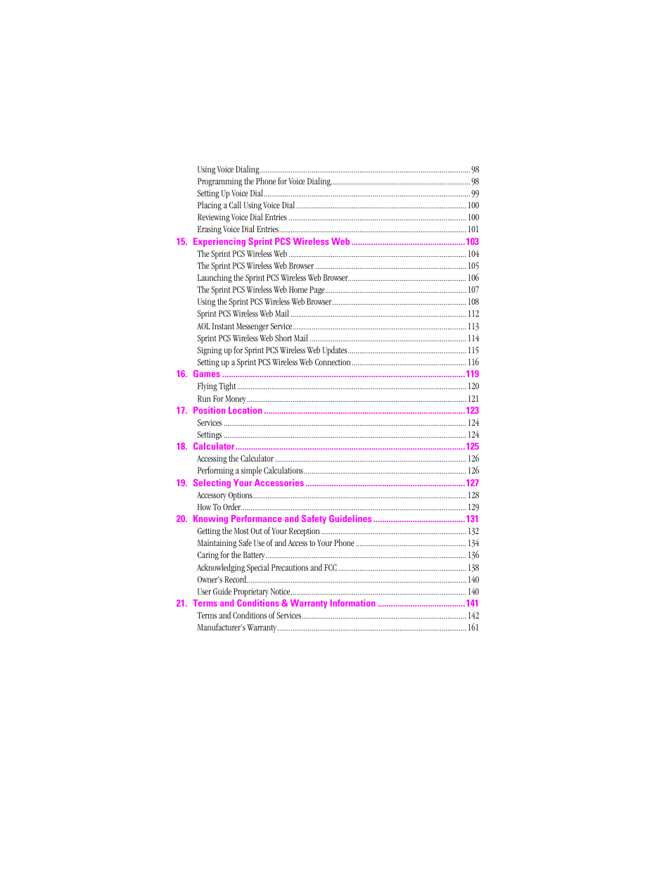 Samsung SPH-N300 User Manual | Page 8 / 167