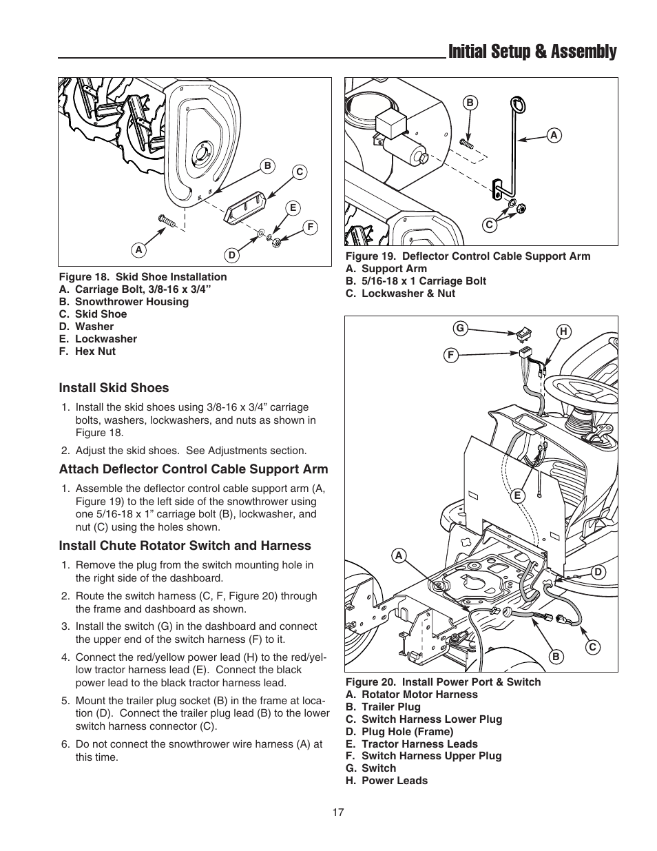 Initial setup & assembly | Snapper 1694874 User Manual | Page 19 / 30