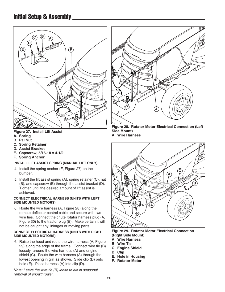 Initial setup & assembly | Snapper 1694874 User Manual | Page 22 / 30
