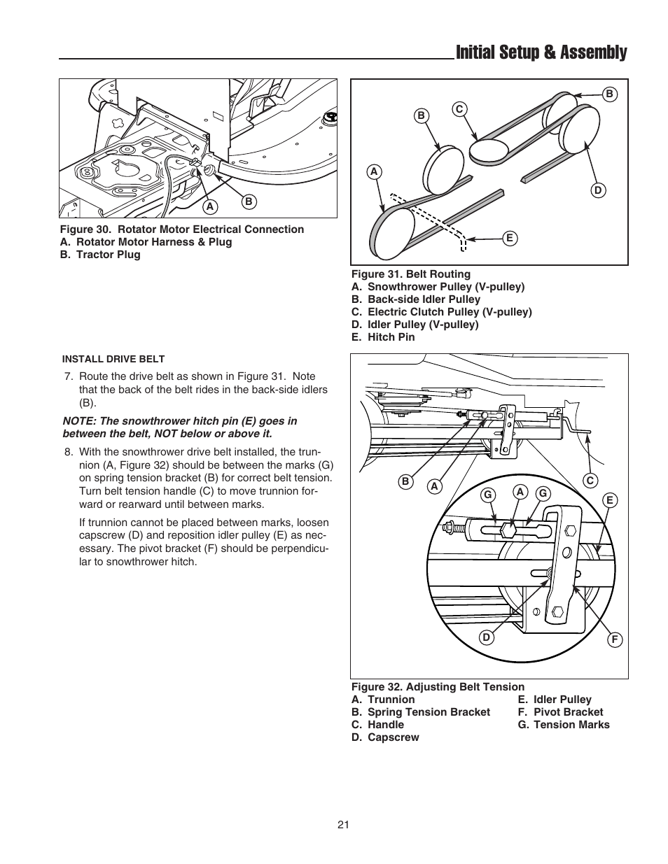 Initial setup & assembly | Snapper 1694874 User Manual | Page 23 / 30