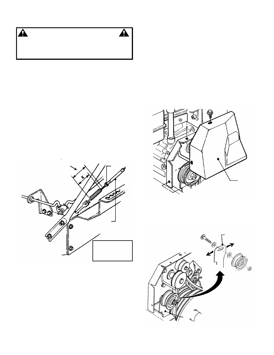 Warning | Snapper EI55223 User Manual | Page 14 / 24