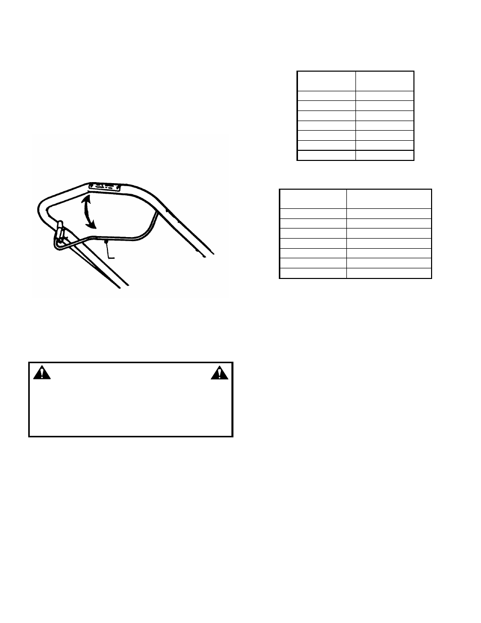 Warning | Snapper SX5200R User Manual | Page 5 / 16