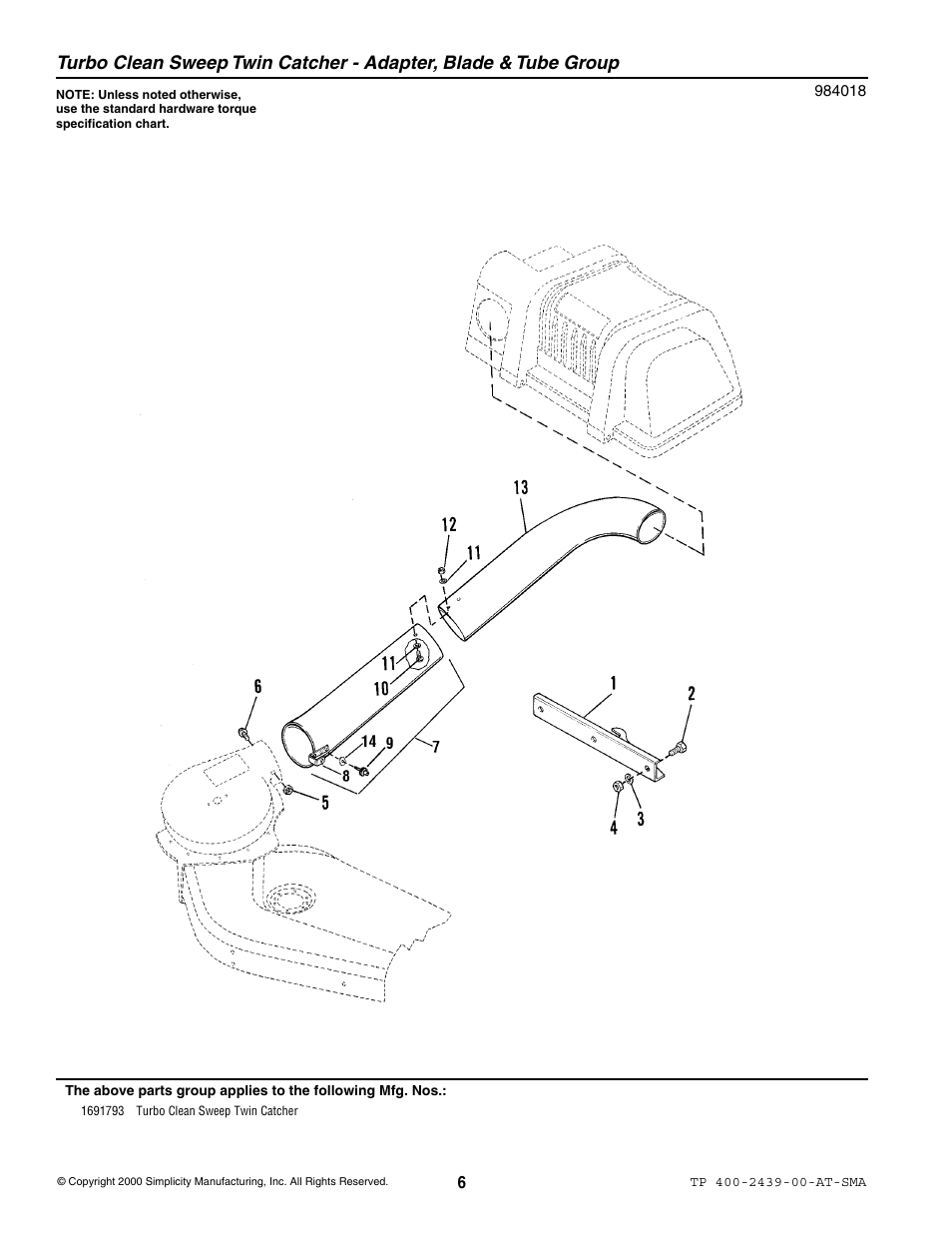 Snapper 2439 User Manual | Page 6 / 8