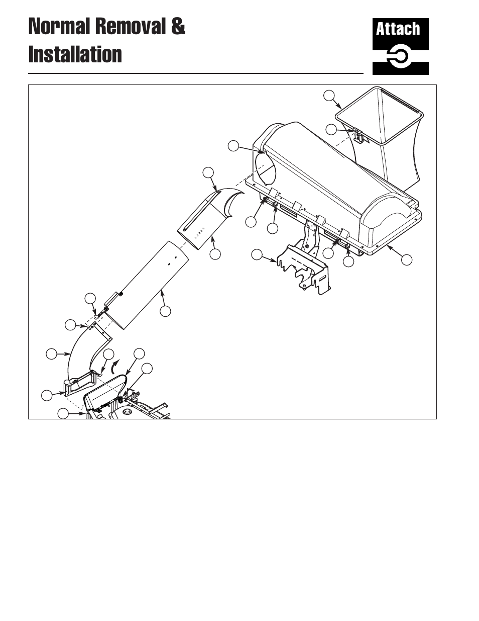 Normal removal & installation | Snapper 1733866 User Manual | Page 12 / 14