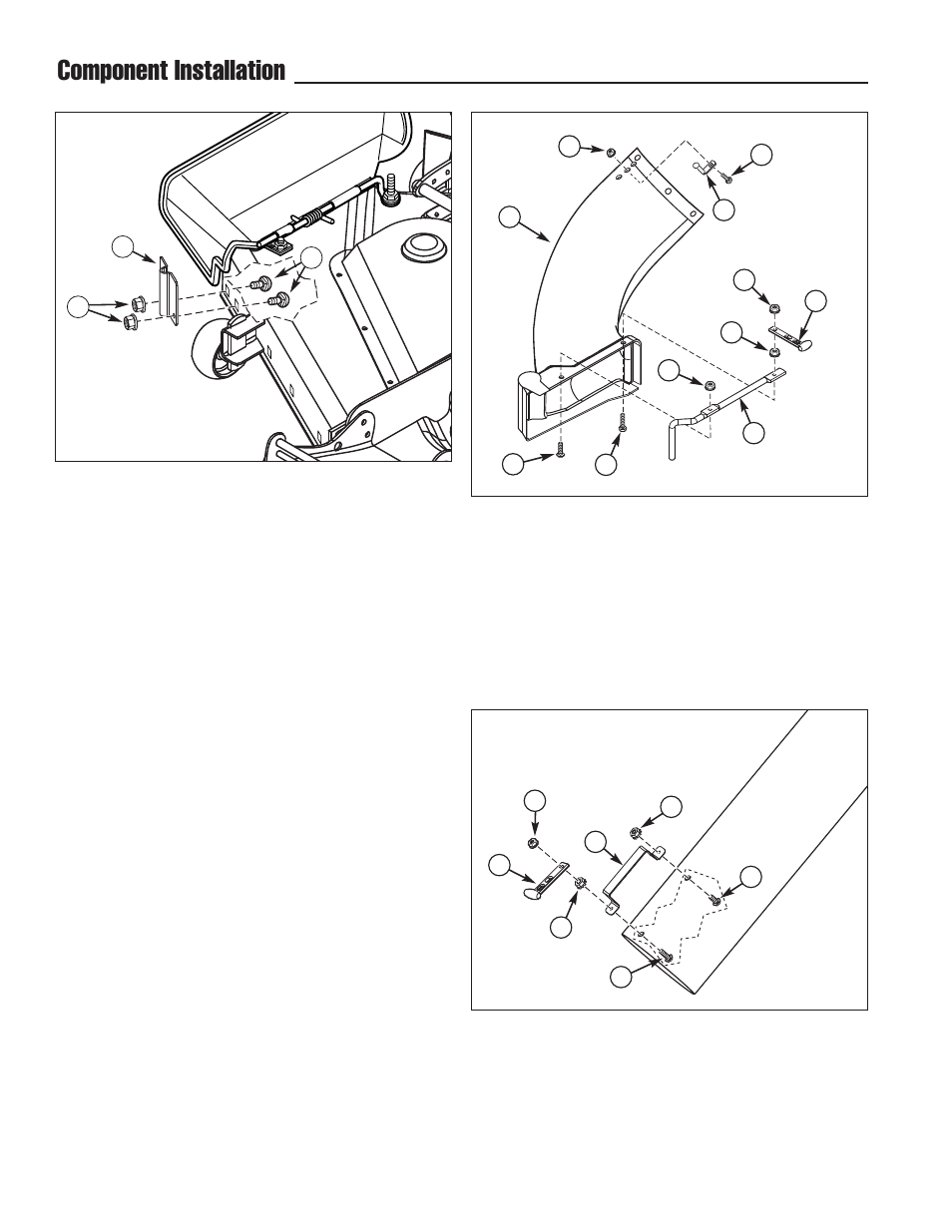 Component installation | Snapper 1733866 User Manual | Page 8 / 14