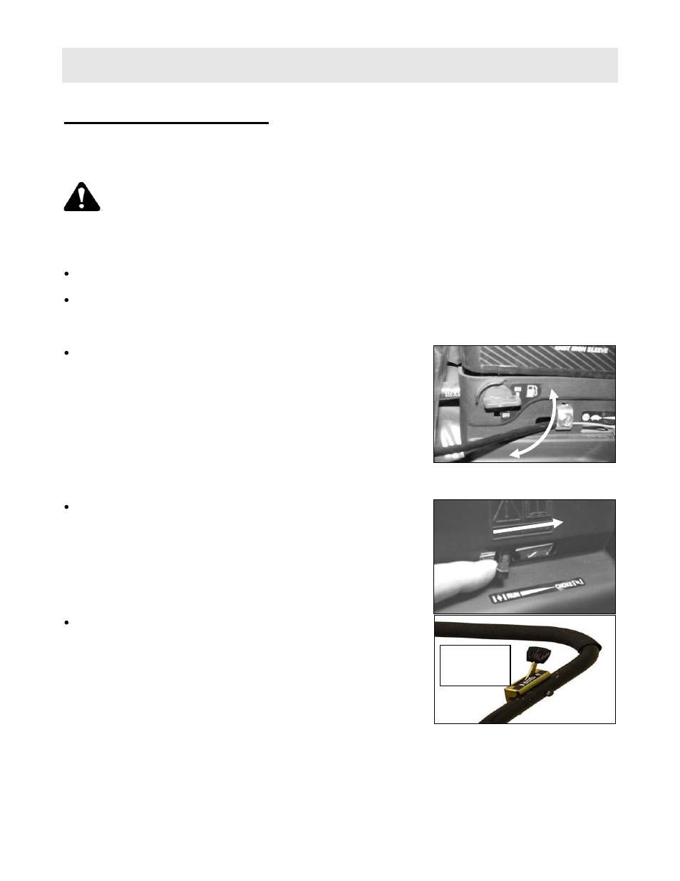 Unit operation starting the engine | Snapper SLBC55151BV User Manual | Page 6 / 16