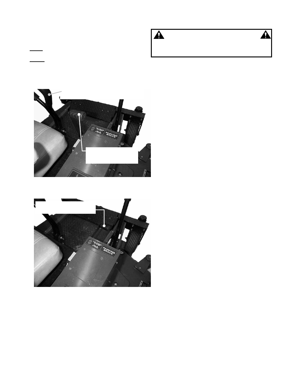 Warning | Snapper ZMT2500KH-1 User Manual | Page 12 / 36