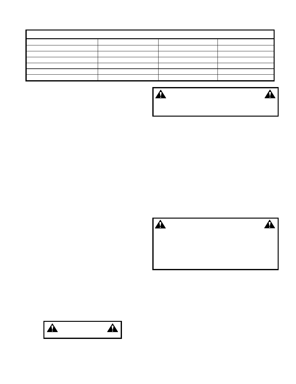 Warning | Snapper ZMT2500KH-1 User Manual | Page 24 / 36