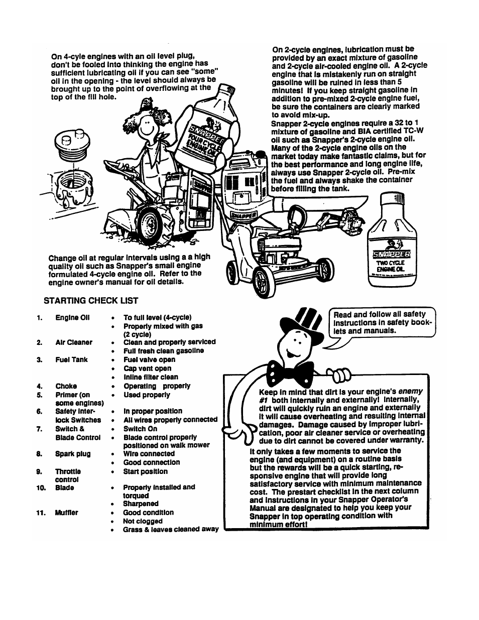 Primary maintenance | Snapper ZMT2500KH-1 User Manual | Page 32 / 36