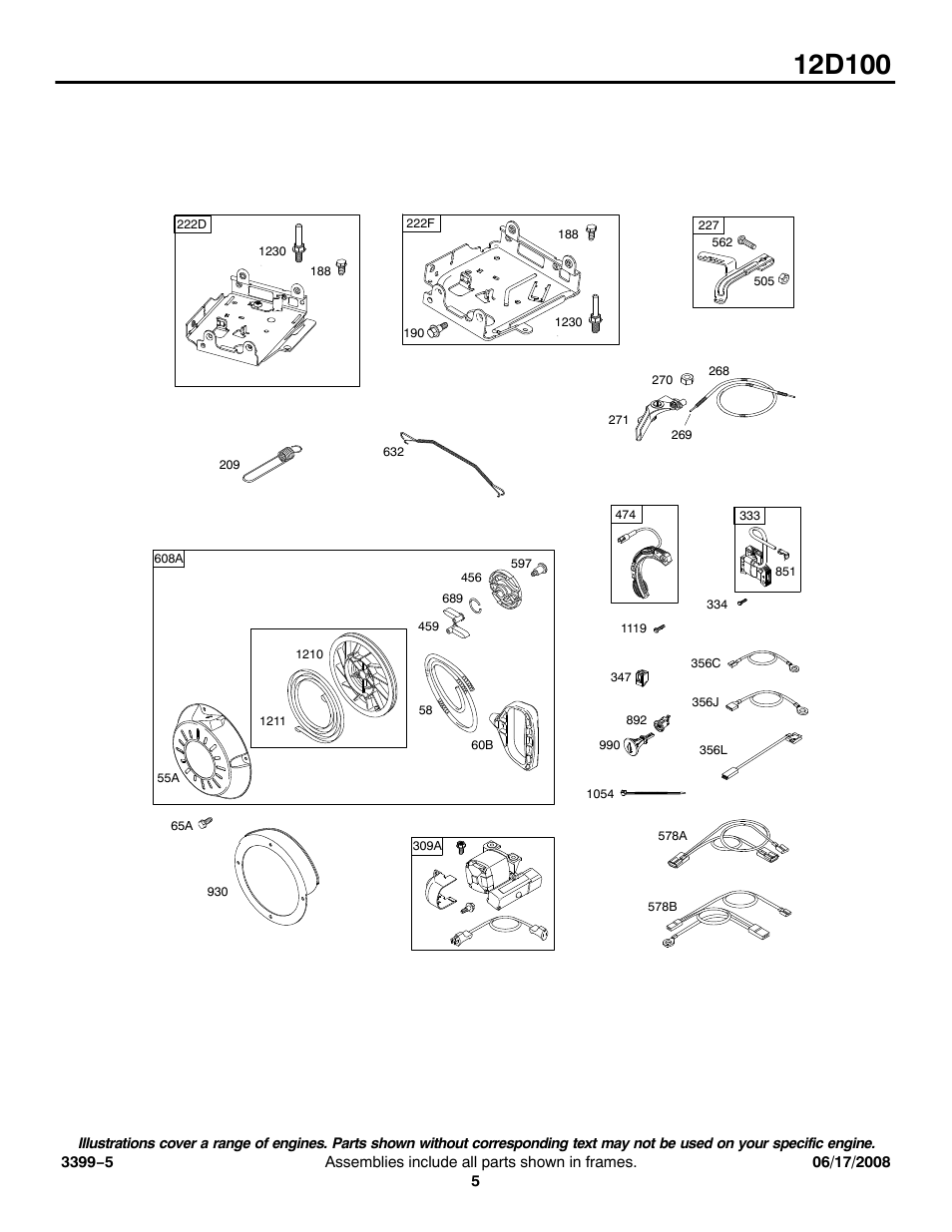 Snapper 12D100 User Manual | Page 5 / 9