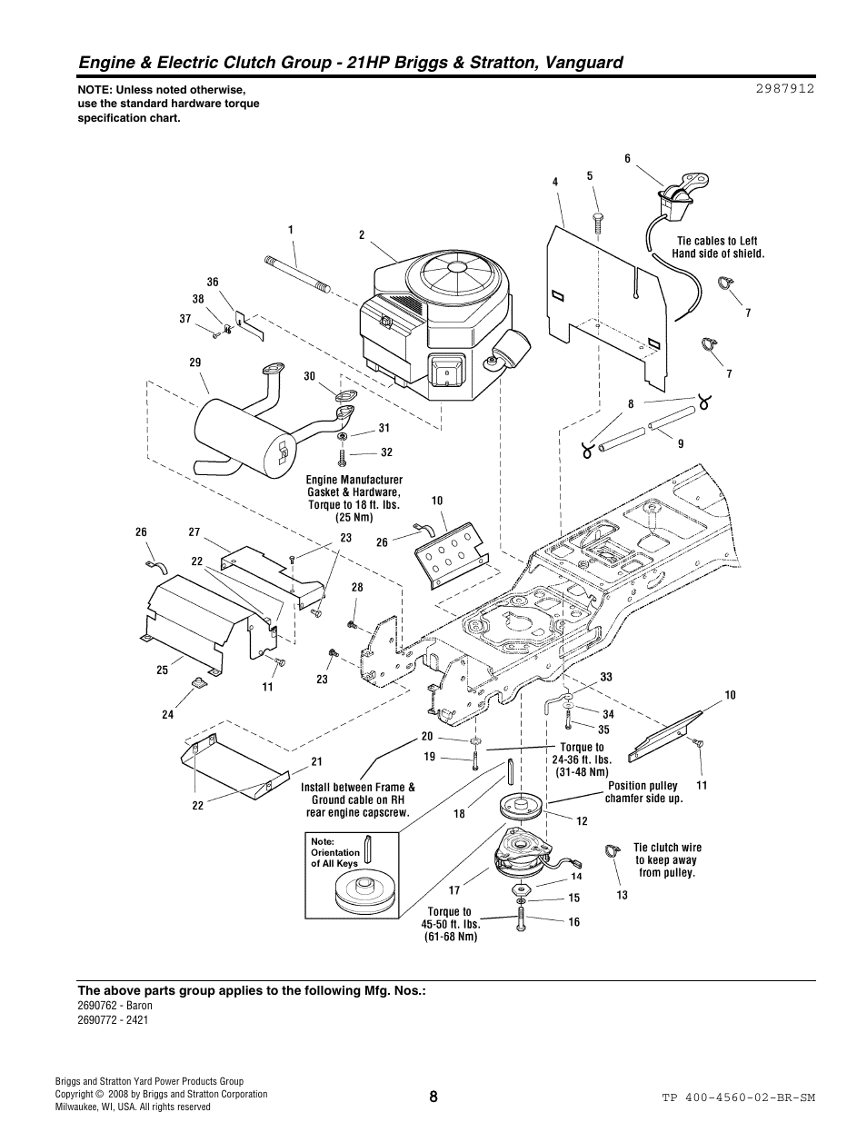 Snapper 4560 User Manual | Page 8 / 58