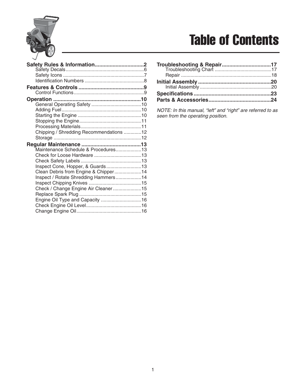 Snapper E55140BV User Manual | Page 2 / 26