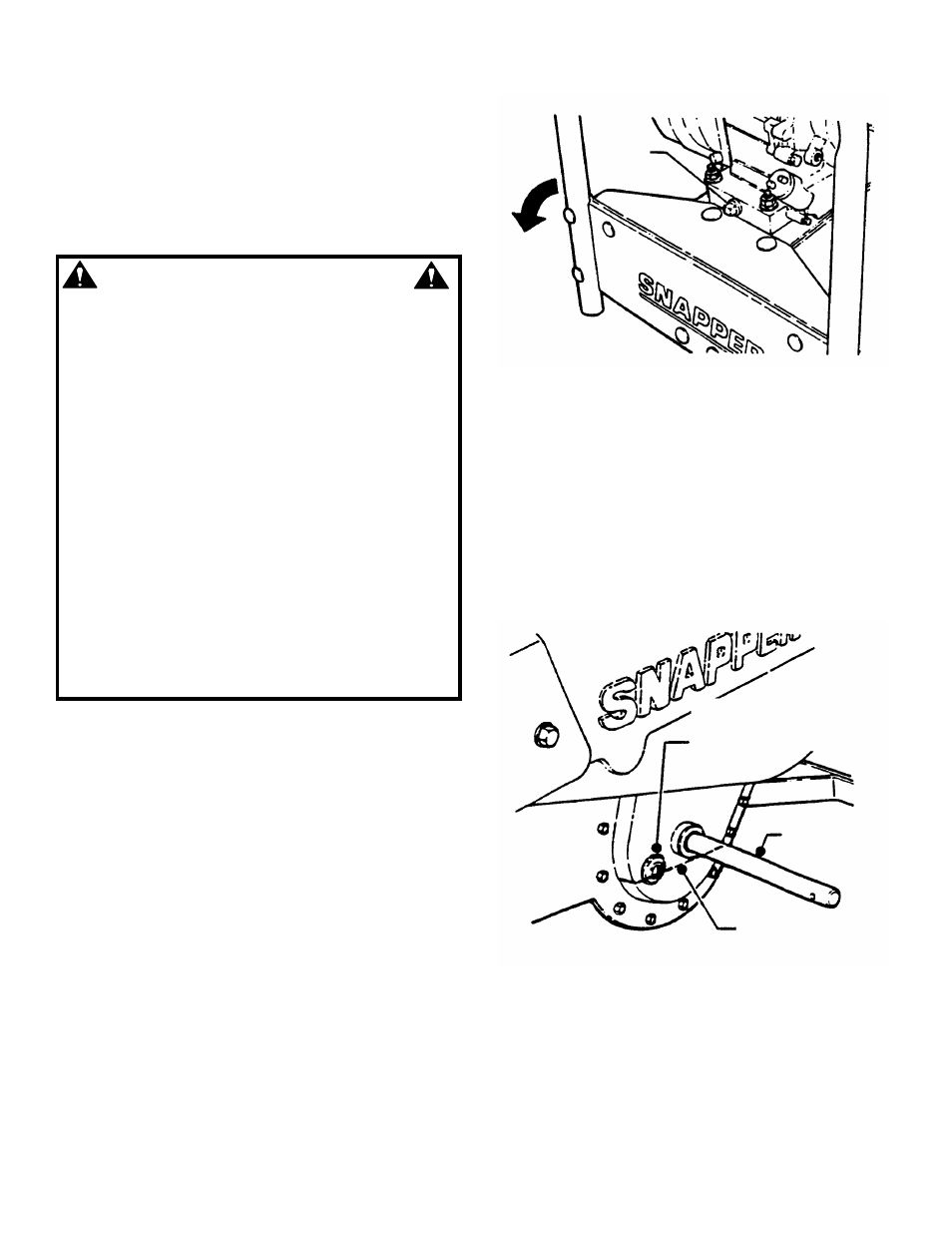 Warning | Snapper EICFR5004B User Manual | Page 9 / 20