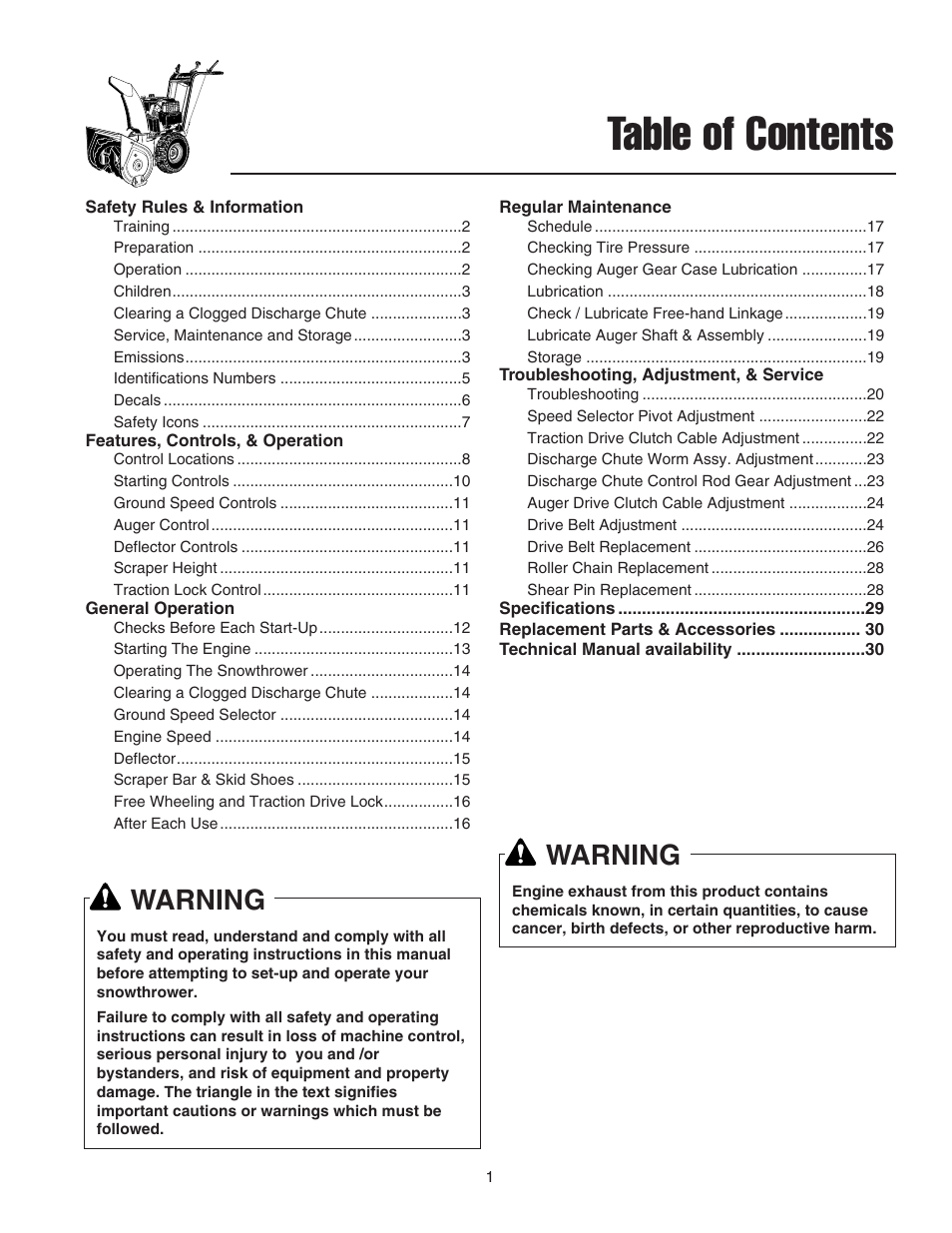 Snapper 555M User Manual | Page 2 / 32