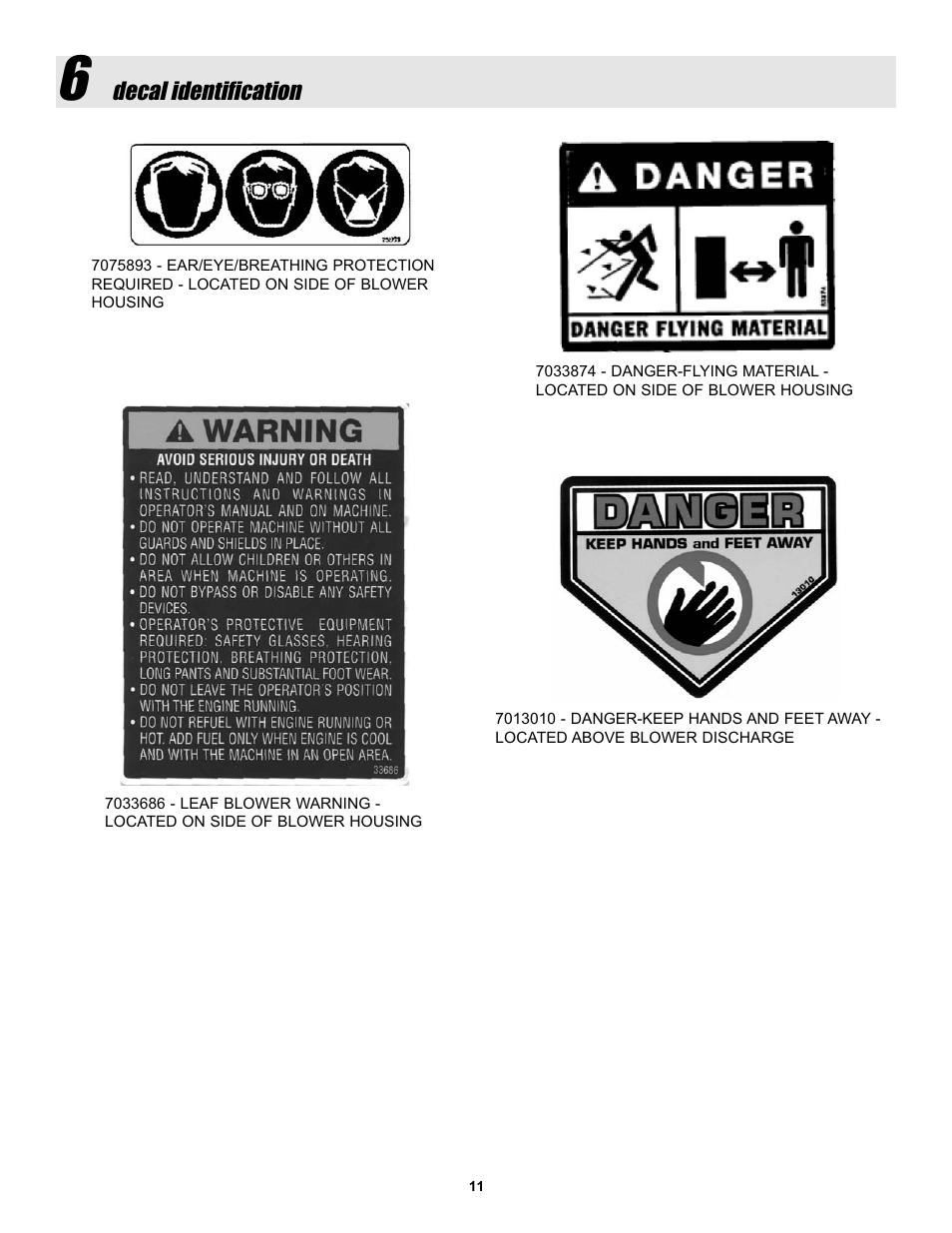 Snapper LBC6152BV User Manual | Page 11 / 16