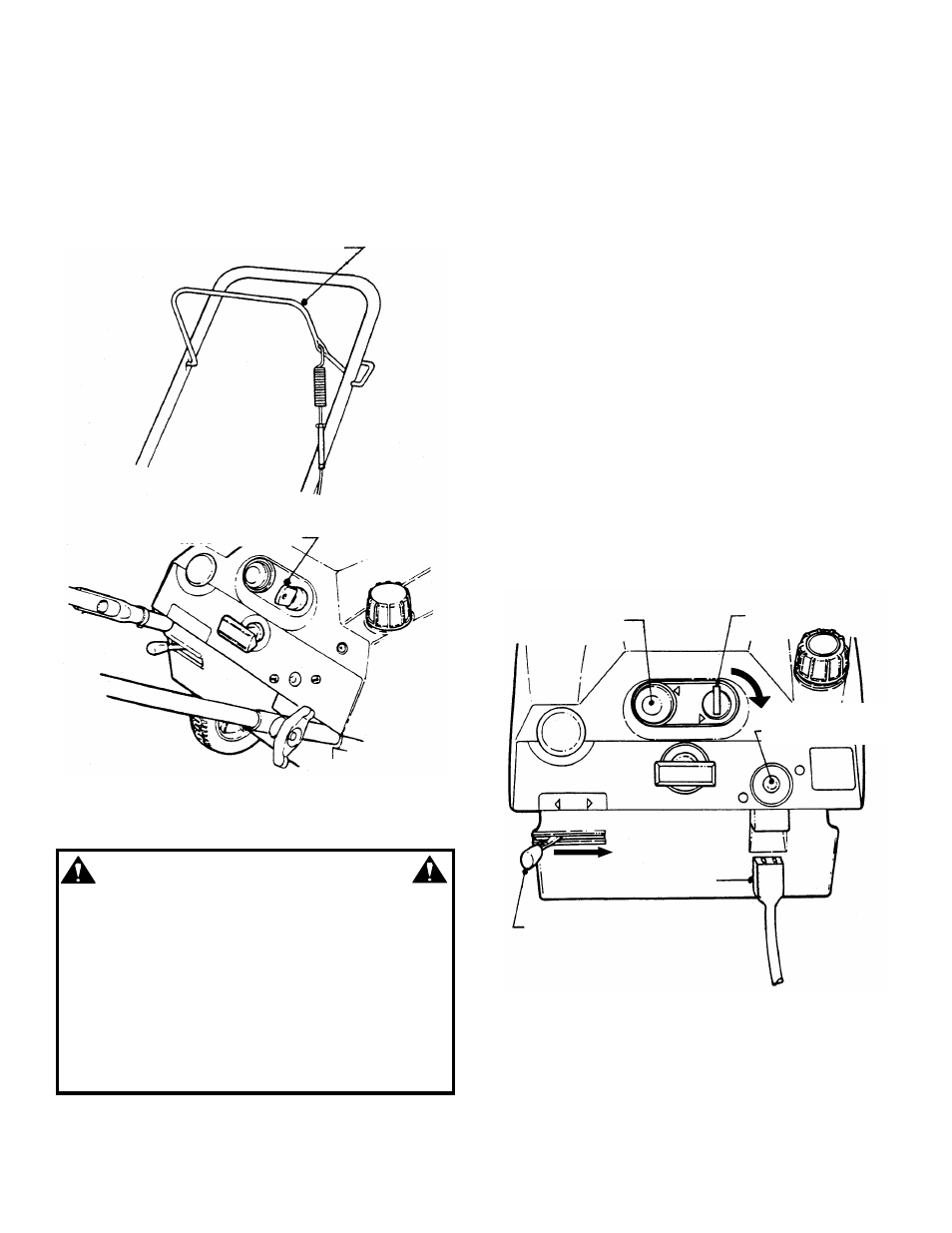 Warning | Snapper ELE3190R User Manual | Page 10 / 18