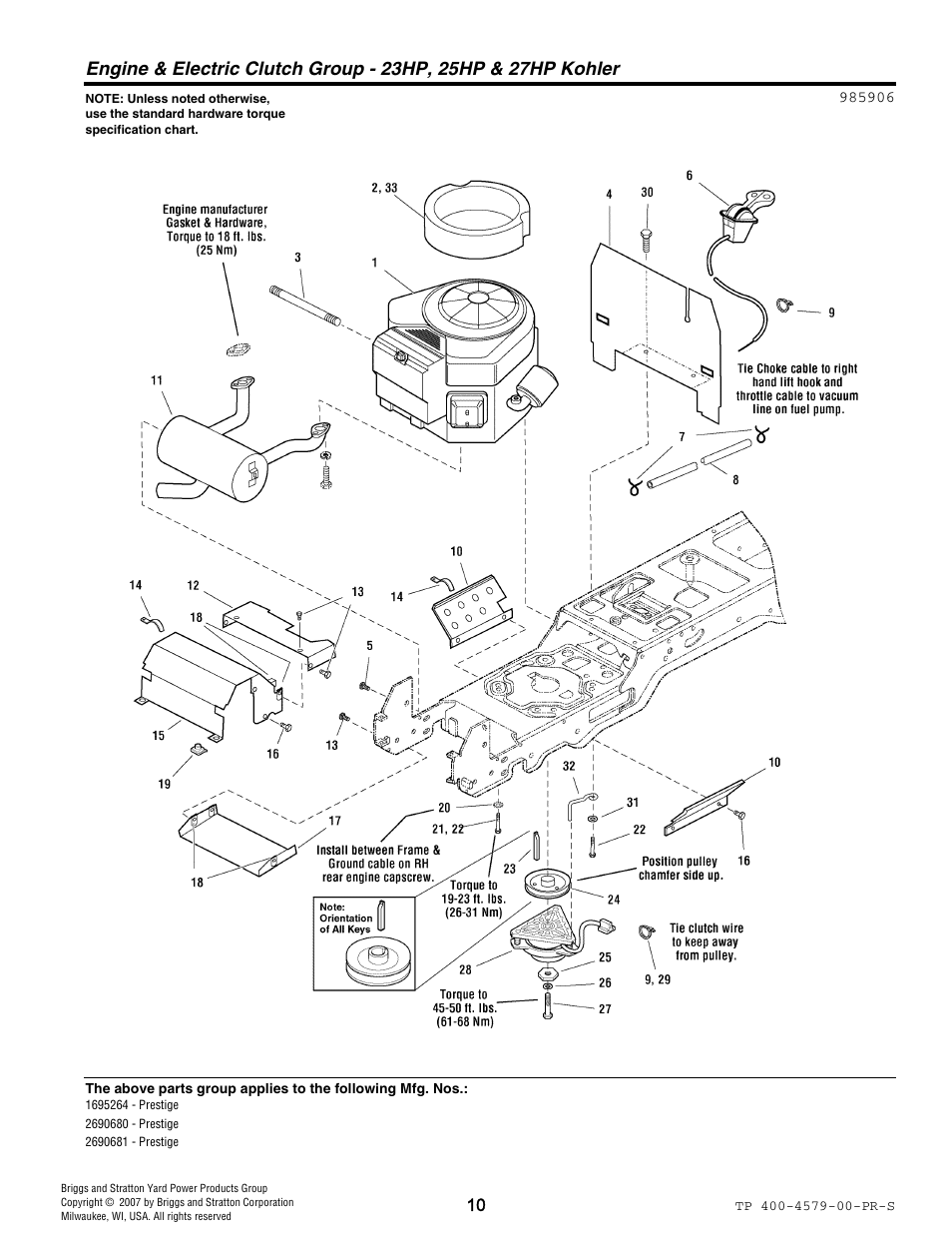 Snapper 4579 User Manual | Page 10 / 56