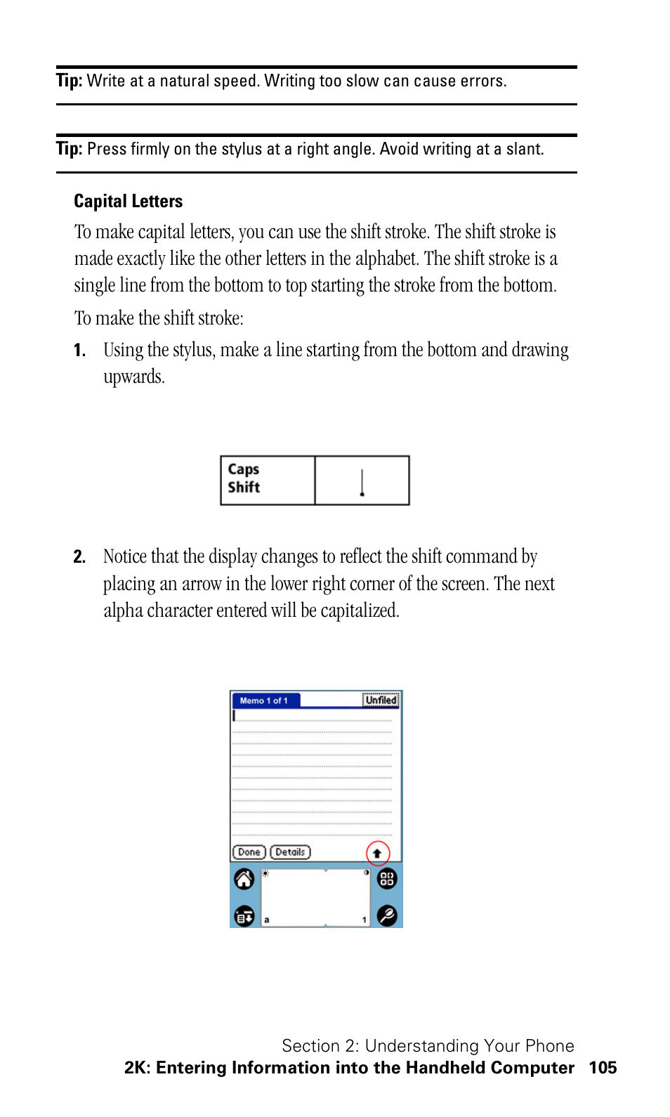Capital letters | Samsung SPH-I330 User Manual | Page 109 / 206