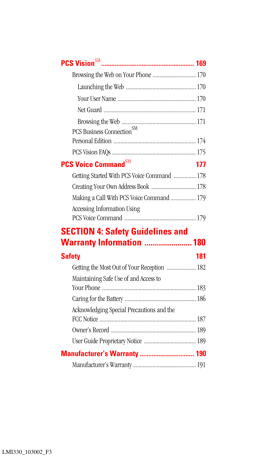 Samsung SPH-I330 User Manual | Page 11 / 206