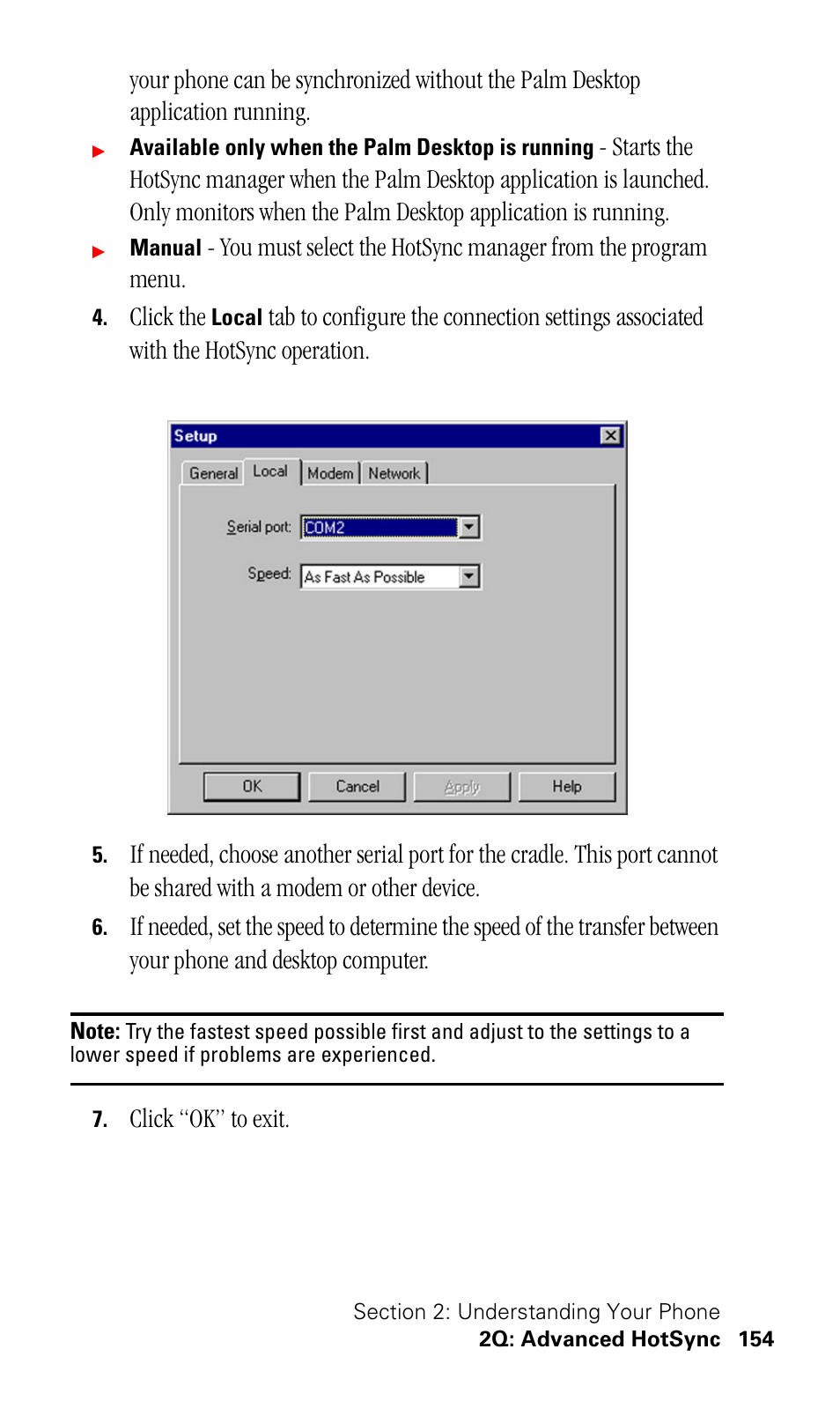 Click the, Click “ok” to exit | Samsung SPH-I330 User Manual | Page 158 / 206