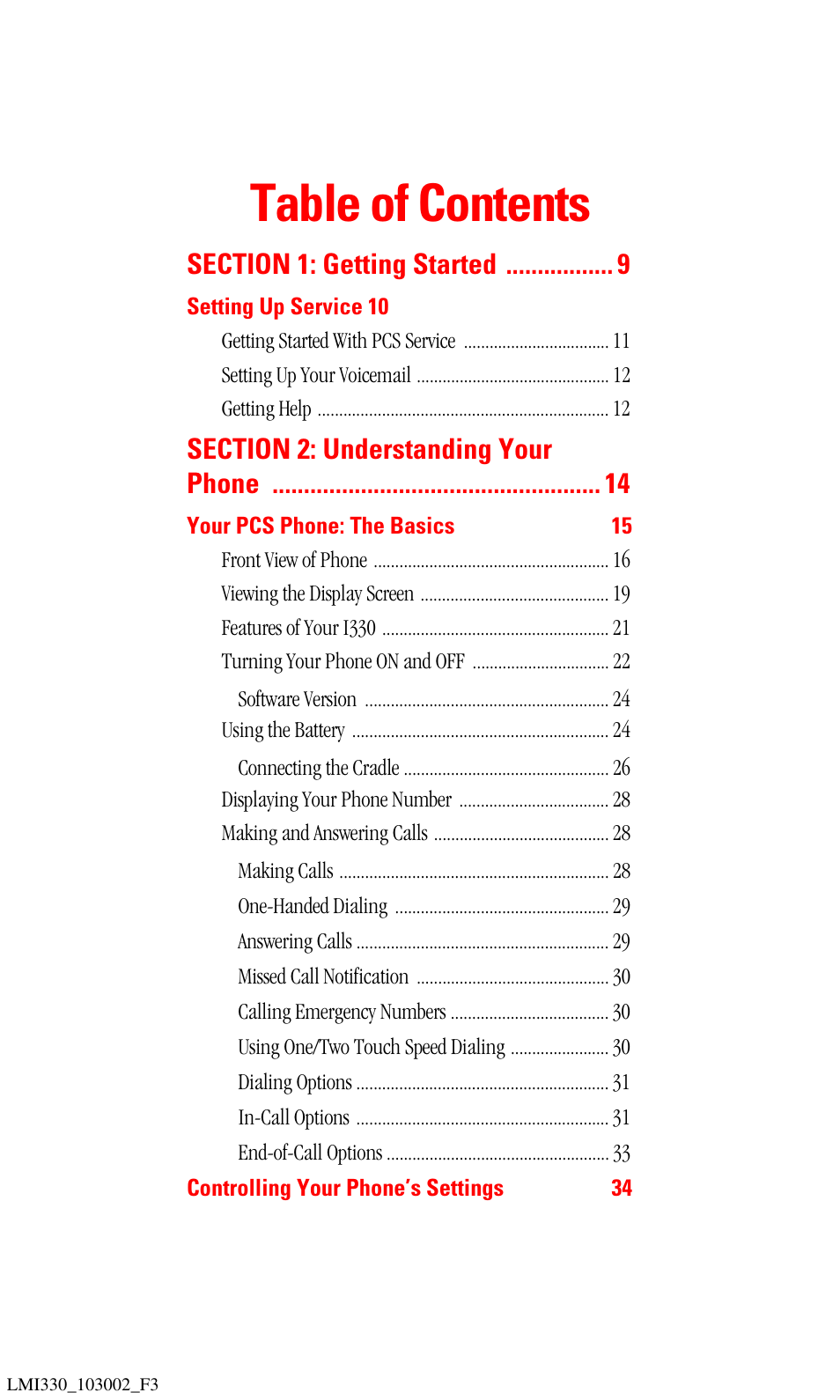 Samsung SPH-I330 User Manual | Page 5 / 206