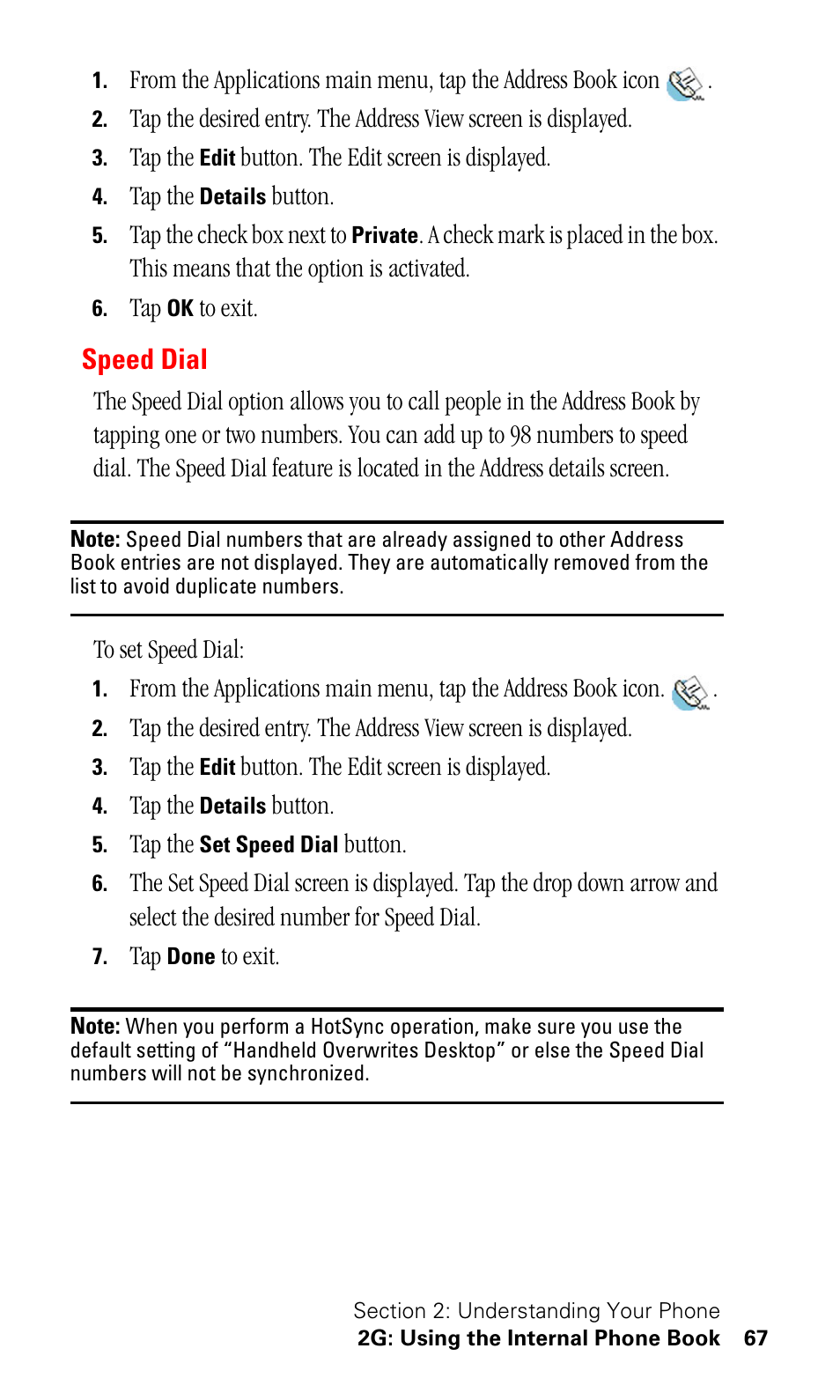 Speed dial | Samsung SPH-I330 User Manual | Page 71 / 206
