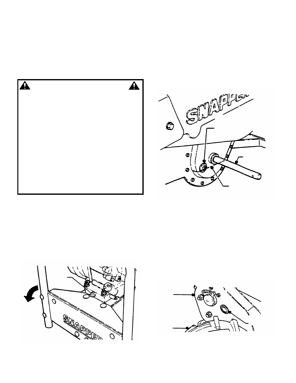 Warning | Snapper ICFR7005BV User Manual | Page 10 / 19