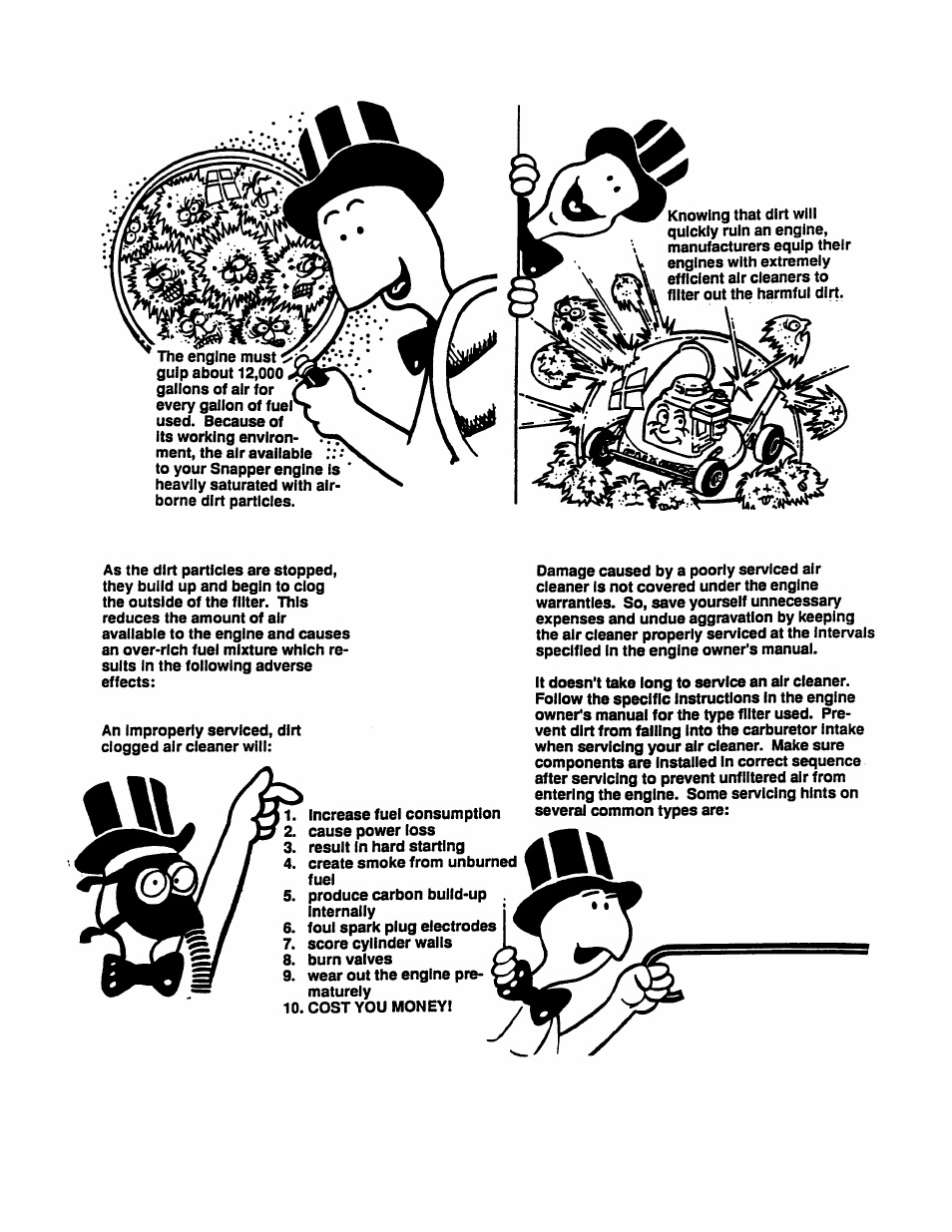 Primary maintenance | Snapper ICFR7005BV User Manual | Page 15 / 19