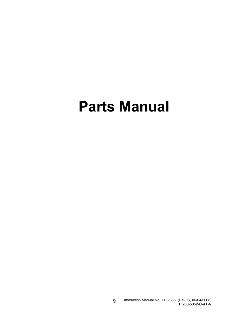 Parts manual | Snapper 7600069 - 7600070 User Manual | Page 9 / 18