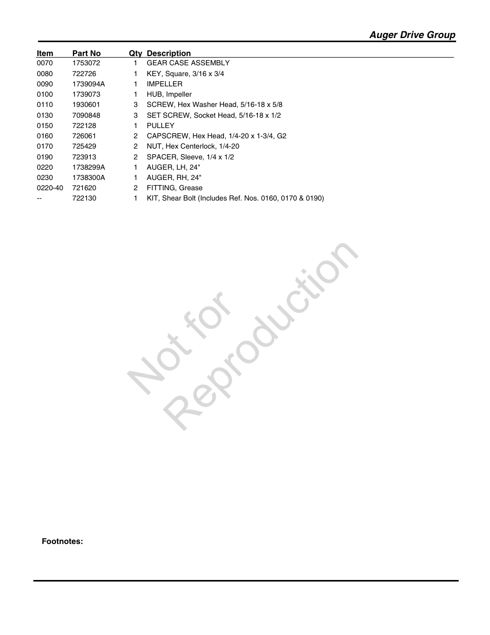 Not for reproduction | Snapper 1696000 User Manual | Page 11 / 28