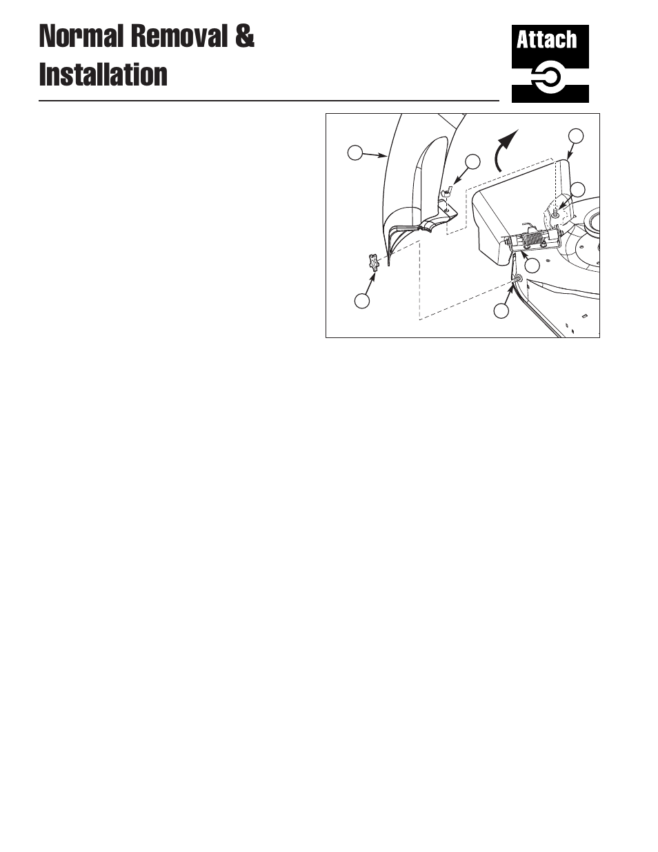 Normal removal & installation | Snapper Clean Sweep Twin Catcher User Manual | Page 12 / 14