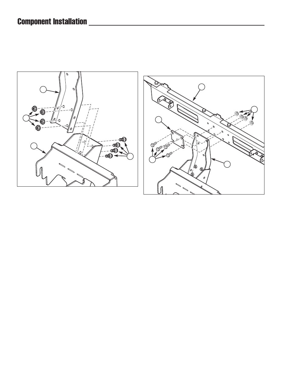 Component installation | Snapper Clean Sweep Twin Catcher User Manual | Page 8 / 14